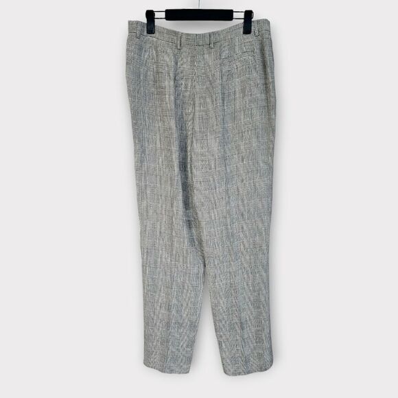 Vintage Garfield & Marks Plaid Light Weight High Rise Relaxed Fit Trousers 16 - Picture 3 of 10